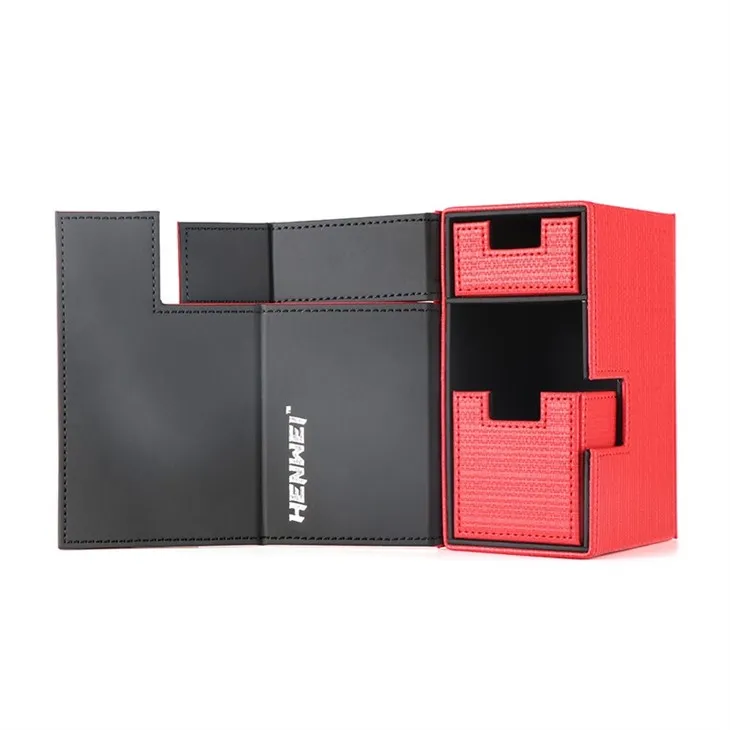 Leather Tray Card Deck Box 3