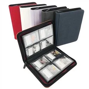 PU Card Binder 4-Pocket Binder