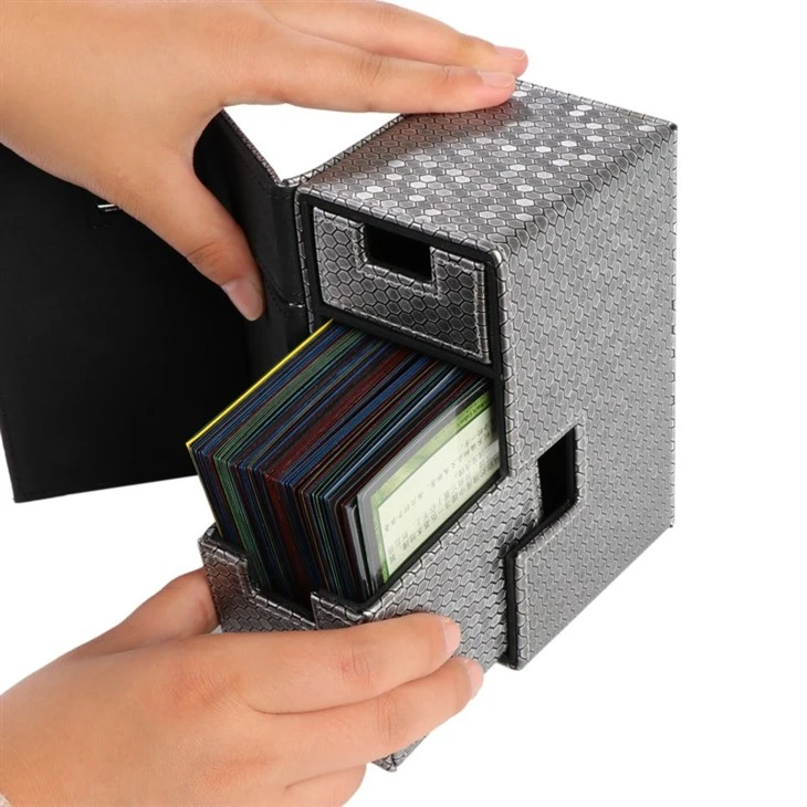 Leather Magnet Collectible Card Case